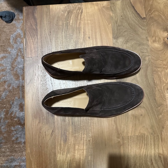 Vince - Barry Sport Suede Loafers - Brown - Size 10 main image 6